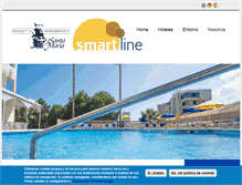 Tablet Screenshot of hotellasantamaria.com